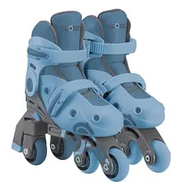 Роликовые коньки Globber Learning Skates 2 в 1 р.26-29 серо-синие (780-200)