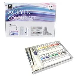 Набір для творчості "Art Nation" Bambi A32, 24 кольори по 12 мл, палітра