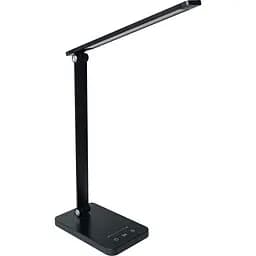 Настільна лампа OSRAM Panan DISK FOLD SQ 6.5W 3000К 4000К 6500К з димером чорний (4099854363887)