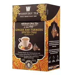 Чай чорний Wissotzky Tea Spiced Chai імбир-куркума, 35,2 г (16 шт. по 2,2 г) (868348) - мініатюра 2