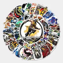 Стікерпак Мортал Комбат Набір наклейок GeekLand Mortal Kombat 50 штук - мініатюра 5