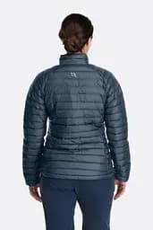 Пуховик жіночий Rab Microlight Jacket Womens 12 Темно-синій - мініатюра 2