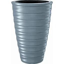 Горщик для квітів Prosperplast Freze з вкладишем 400 мм світло-сірий (63660-443)