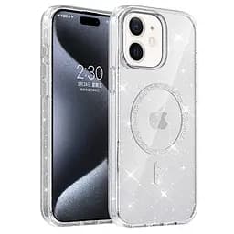 Чохол TPU Eclipse Sparkle Magnetic Fit для Apple iPhone 11 (6.1") Clear
