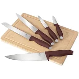 Набор ножей с отделочной доской Berlinger Haus Matte Leonardo Collection (BH-2965)