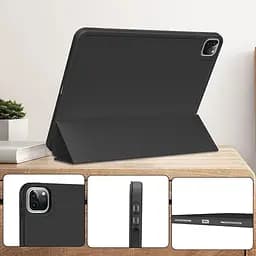 Чохол-книжка BeCover Tri Fold Soft TPU з кріпленням Apple Pencil для Apple iPad Pro 11 2020/2021/2022 Black (711109) - мініатюра 8