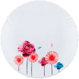 Тарілка обідня Vittora Акварельні квіти Wave 22 см (110954)