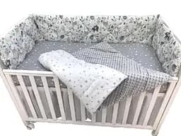 Дитячий набір Moontime у ліжечко "Сірий ліс"