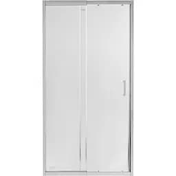 Душевые двери в нишу Qtap Taurus CRM209-1.C6 90-100x185 см, стекло Clear 6 мм, покрытие CalcLess, универсальное, прозрачное