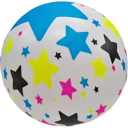 Мяч детский Bambi MS 3428-4 со звездами 22 см голубой