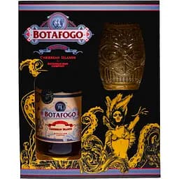 Ром Botafogo Spiced 40%, 0.7 л + стакан в подарочной упаковке