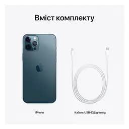 Смартфон iPhone 12 Pro Max 128GB Model A2411 Grade B Seller Refurbished Pacific Blue - мініатюра 5