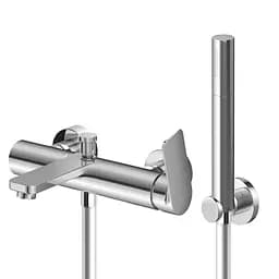 Смеситель для ванны Kohlman Texen chrome настенный KPL-QW110T Хром