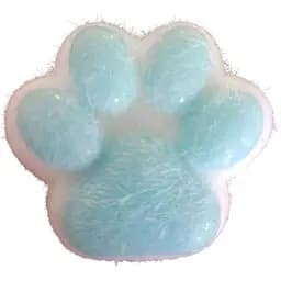 Сквіш UFT Squish Cat Paw Fluffy 12 Пухнаста лапка White blue