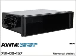 Універсальна кишеня 1 DIN AWM 781-00-157 - мініатюра 4