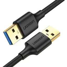 Кабель Ugreen US128 USB 3.0 A Male to Male Cable 2 м чорний (10371)