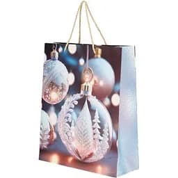 Пакет подарунковий новорічний Листочок YY050926 Різнокольоровий (NY)