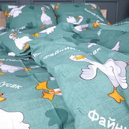 Комплект постільної білизни Ranforce Elite MIRSON Happy Duck 110х140см (2200013129066) - мініатюра 2