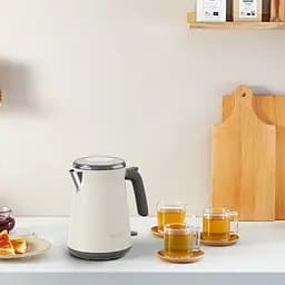 Tefal Електрочайник Collection 1.68л, Strix, нерж. сталь, бежевий - мініатюра 2