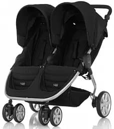 Прогулянкова коляска для двійнят Britax Romer B-Agile Double Cosmos Black, чорна (2000033222) - мініатюра 2