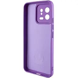Чохол TPU GETMAN Liquid Silk Full Camera для Xiaomi 13 Фіолетовий / Purple - мініатюра 5