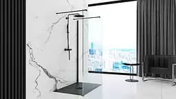Душовий піддон Rea black Rock 80x120 REA-K4579, Чорний - мініатюра 5