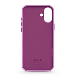 Силиконовый чехол для Apple iPhone 16 Plus, ICON2 Case, фиолетовый, противоударный, панель, защита всего корпуса, матовая поверхность Soft Touch, выступает над дисплеем, совместим с защитными стеклами и пленками, с микрофиброй, ArmorStandart (ARM79632) - мініатюра 2