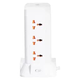 Мережевий фільтр-подовжувач TOWER 9 розеток LED-лампа 3USB + 1PD 2,8 метра Yiwu HP-5-5 - мініатюра 19