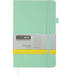 Книга записна Buromax Etalon в клітинку 195х125 мм м'ятна 96 аркушів (BM.291160-38)