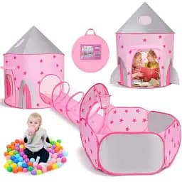 Детская палатка с туннелем и сухим бассейном