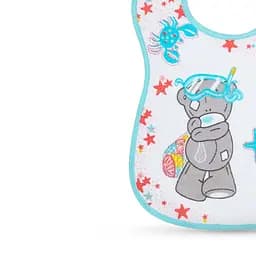 Нагрудник бавовняний Baboo Me to You, 3+ міс., білий (11-100) - мініатюра 2