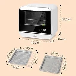 Парова піч фритюрниця духовка Klarstein Vita Pro 2450 Вт (10041334) - мініатюра 3