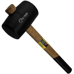 Киянка Сталь гумова 680 г чорна (106188)