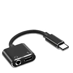 Адаптер 2E Type-C AUX 3.5 + Type-C аудіо та зарядний