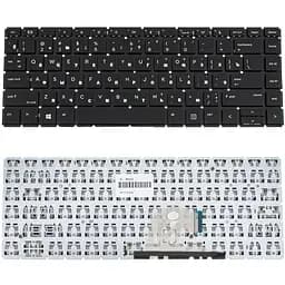 Клавіатура для ноутбука HP (ProBook: 440 G6, 445 G6) rus, black, без кадру