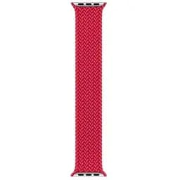 Ремінець CasePro Braided Solo Loop Red Size M для Apple Watch 45mm/44mm/42mm - мініатюра 3