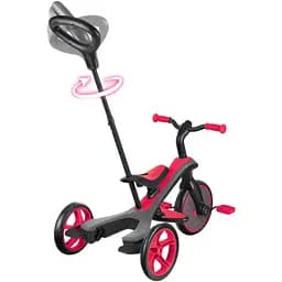 Велосипед триколісний Globber Explorer Trike 4 в 1 червоний (632-102-3) - мініатюра 3
