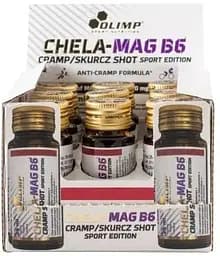 Витамины и минералы Olimp Chela-Mag B6 Cramp Sport Edition Shot, 9*25 мл Апельсин