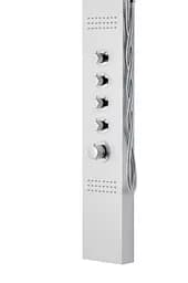 Душова панель Corsan Kaskada silver LED A014MSLLED, Сірий - мініатюра 3