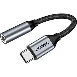 Адаптер Ugreen Type-C M to 3.5mm F Audio Adapter 10 см AV142 (Gray) (30632)