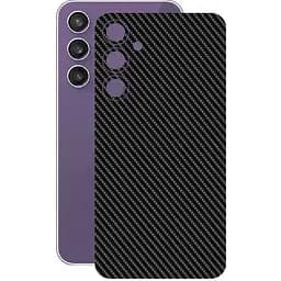 Захисна плівка StatusSKIN для Samsung Galaxy S23 FE S711 Корпус Вініл Карбон чорний