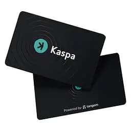 Криптогаманець Tangem 2.0 x Kaspa Wallet набір з 3 карток (TG128X3-K) - мініатюра 4