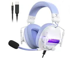 Ігрові навушники RGB з мікрофоном WESEARY WG3 накладні зручні RGB PRO