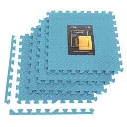 Мат-пазл (хвост ластівки) Cornix Mat Puzzle EVA 120 x 120 x 1 cм Sky Blue (XR-0235)