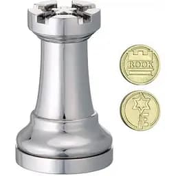 Головоломка Cast Puzzle Cast Chess Rook silver Шахова Тура 473682