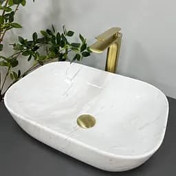 Умивальник VBI Ravenna marble nature matt накладний VBI-011208, Мармур - мініатюра 3