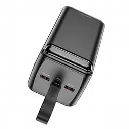 Повербанк чорний із швидкою зарядкою зовнішній акумулятор Power bank BOROFONE BJ14D 50000mAh PD22 5W - мініатюра 2
