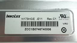 Матриця 17.3 N173HGE-E11 1920х1080, 30pineDP, LED, NORMAL, матова, роз'єм ліворуч знизу для ноутбука - мініатюра 2