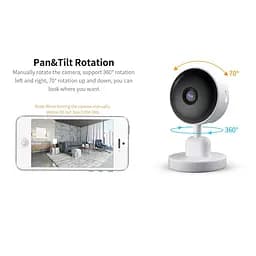 Відеоняня WiFi Smart Camera 1080P, бездротова IP-камера з датчиком руху, нічним баченням - мініатюра 8