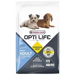 Сухий корм Opti Life Sterilised Light Mini для стерилізованих з зайвою вагою міні і малих собак 7,5 кг